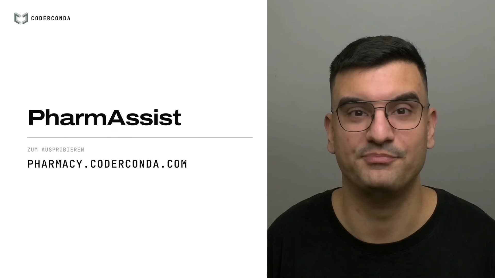 Neben Damjan Savić: „PharmAssist“ und pharmacy.coderconda.com zum Ausprobieren