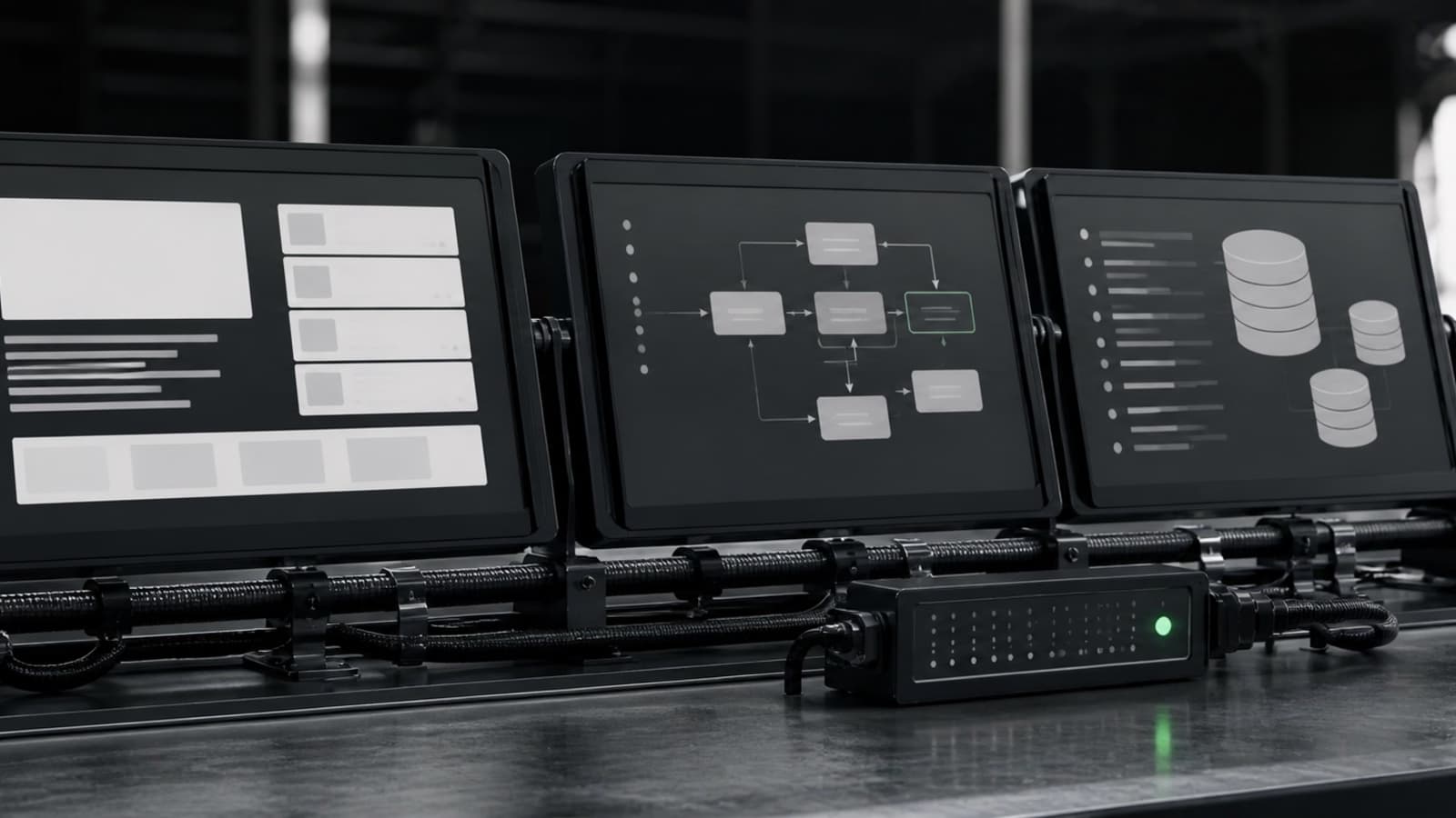 Verbundenes Interface-, Workflow- und Datenbanksystem